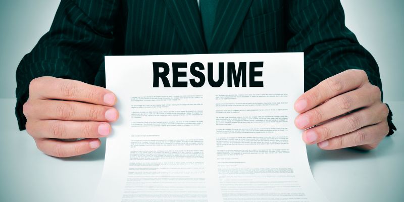 prepare a professional resume