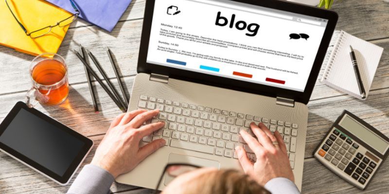 start a blog and create content