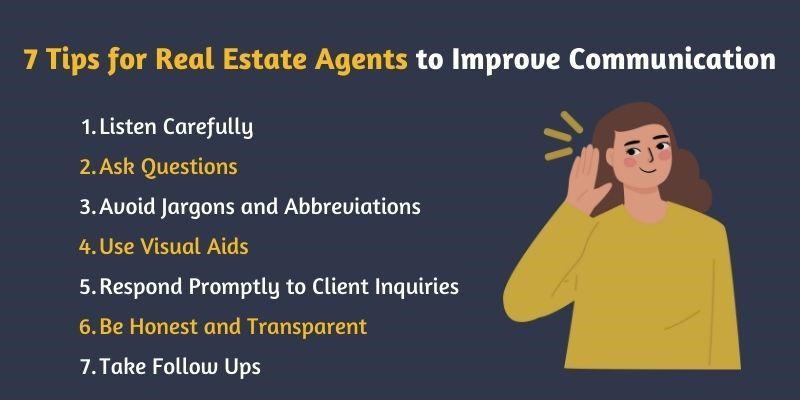 top tips for real estate agents to improve communication